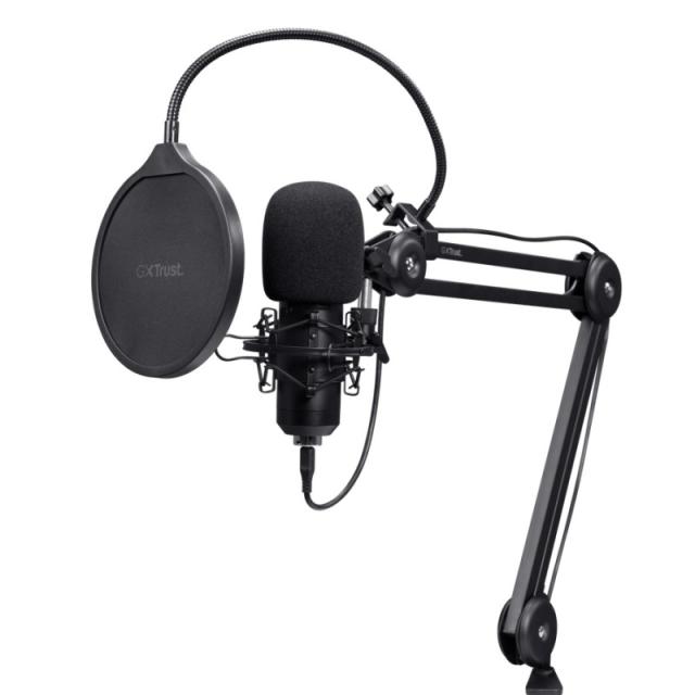 Trust - GXT 270 Emita II+ Negro Micrófono para crear podcasts