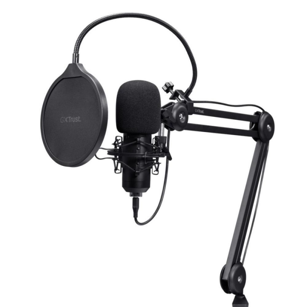 Trust - GXT 270 Emita II+ Negro Micrófono para crear podcasts