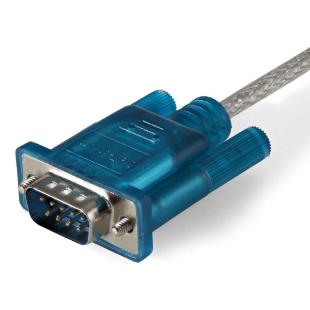 StarTech.com - Cable Adaptador 0,9m USB a Puerto Serie Serial RS232 DB9 PC Mac Linux