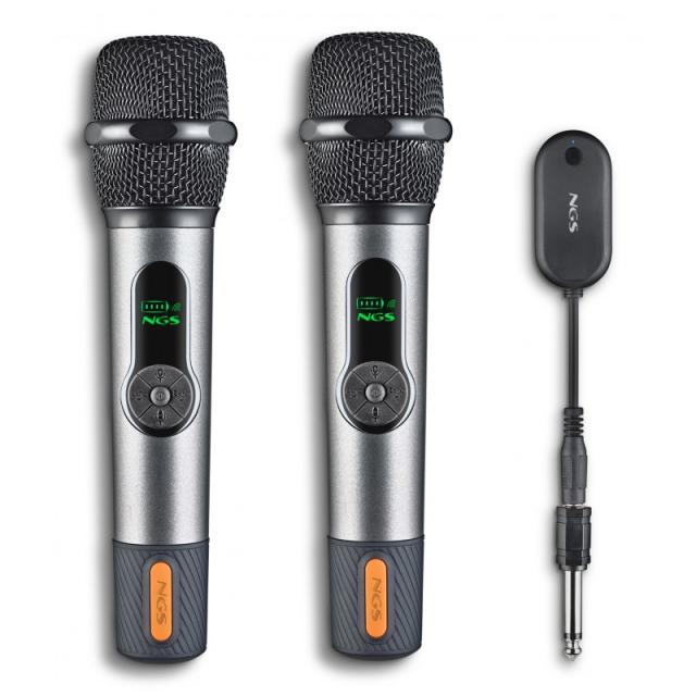 NGS - SINGER STAR DUO Negro Micrófono vocal