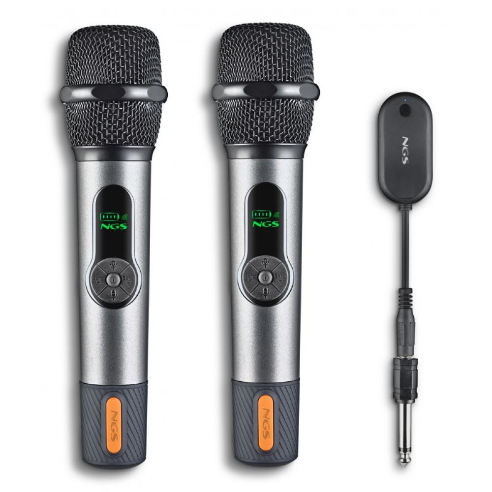 NGS - SINGER STAR DUO Negro Micrófono vocal