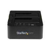 StarTech.com - Duplicador Clonador Autónomo de Discos Duros o SSD SATA - Copiador de 2 Bahías - Base de Acoplamiento USB 3.1 (10