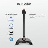 Trust - GXT 215 Zabi Negro Micrófono para PC