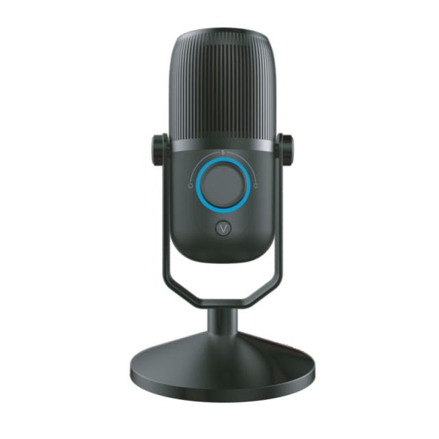 Woxter - Mic Studio 100 Pro Negro Micrófono de superficie para mesa
