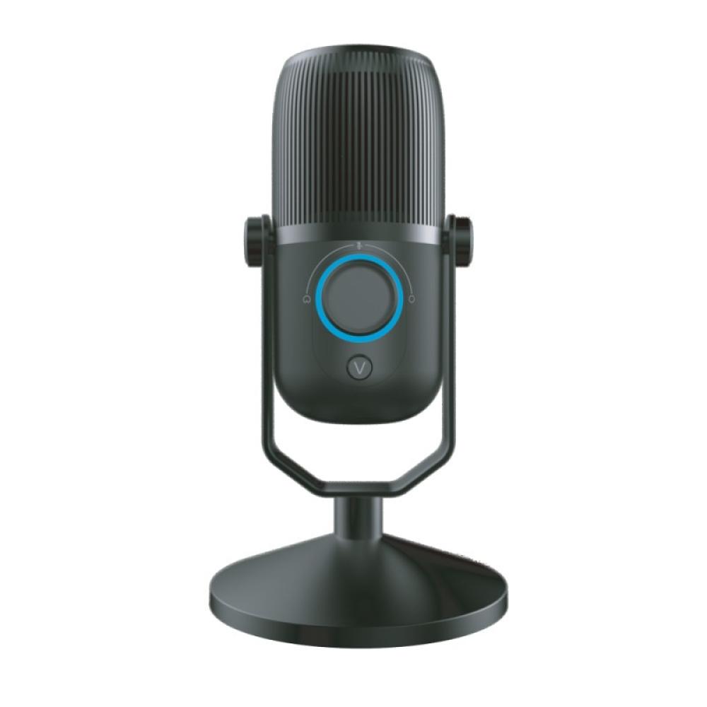 Woxter - Mic Studio 100 Pro Negro Micrófono de superficie para mesa