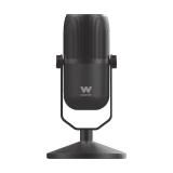 Woxter - Mic Studio 100 Pro Negro Micrófono de superficie para mesa