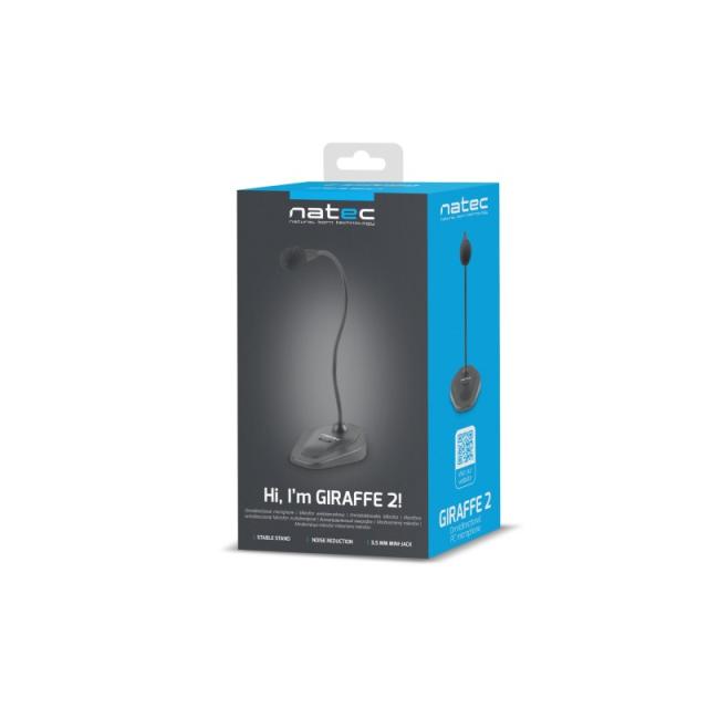 NATEC - Giraffe 2 Negro Micrófono para PC