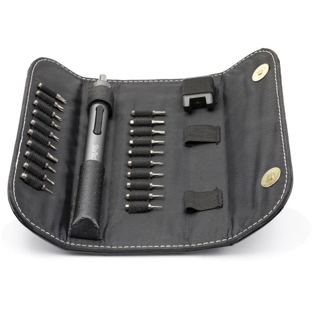 StarTech.com - Destornillador Eléctrico con Juego de 20 Puntas de Precisión - Mini Destornillador Portátil a Pilas para Reparaci