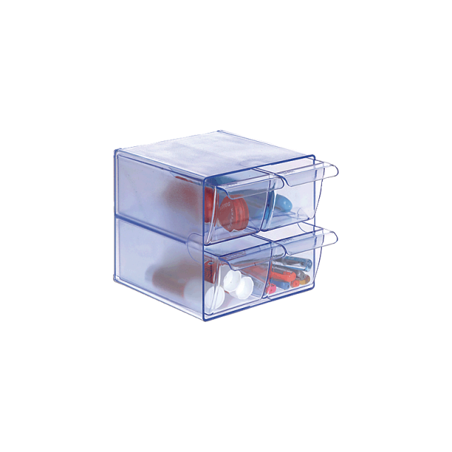Archivo 2000 - ARC CUBO C/4 CAJONES PEQ. CRISTAL 6704 CR