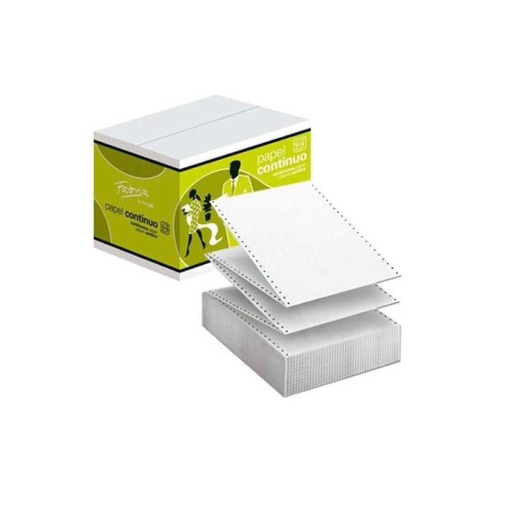Fabrisa - Caja 1500h Papel 2h 240x11 Blanco autocopiativo