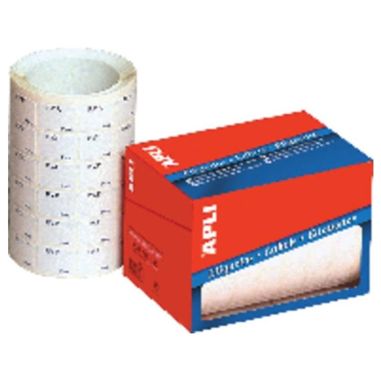 APLI - APL ROLLO ETIQ.AUTOADH.12X18 BL 10084