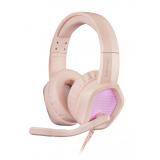Mars Gaming - MH320P Rosa, Auriculares Neodimio RGB Flow, Micrófono y Caja de Control