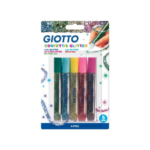 Giotto - GTO CONFETTIS 10,5 ML BLISTER 5 545400