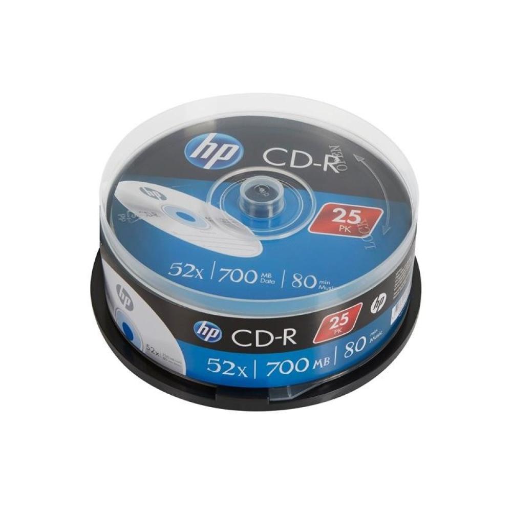 HP - HP CDR80 52X 25PK SPINDLE HP 700MB