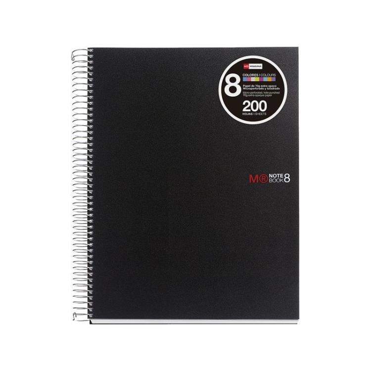 Miquelrius - MIQ CUAD NB 8 A4 C5 200H 70G PP NG 42006