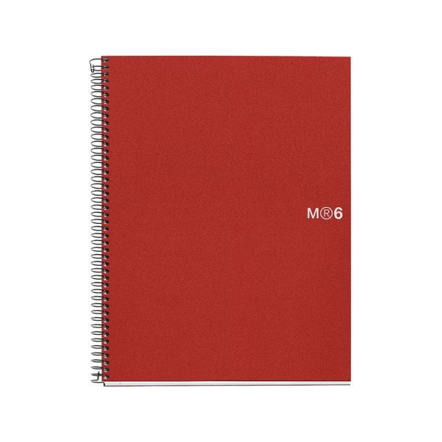 Miquelrius - MIQ CUAD NB6 BASIC 5X5 A5 ROJO 2828