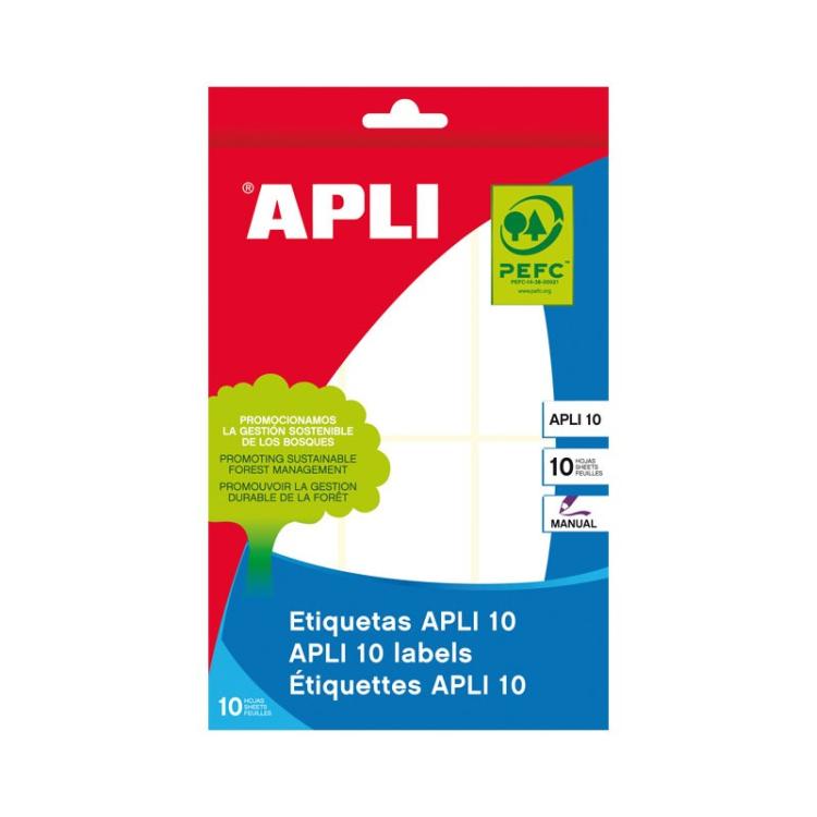 APLI - APL EST 10H ETIQ BL 36X82 1653