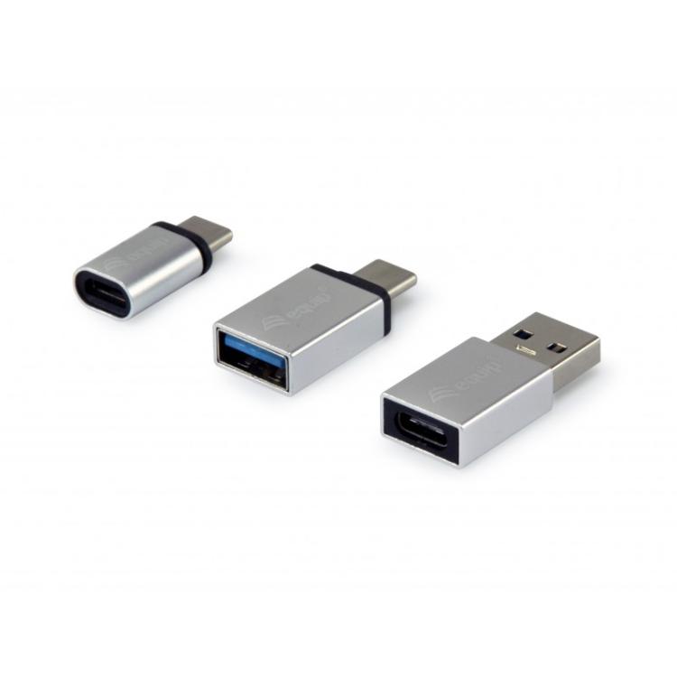 Equip - Adaptador USB-C OTG, paquete de 3