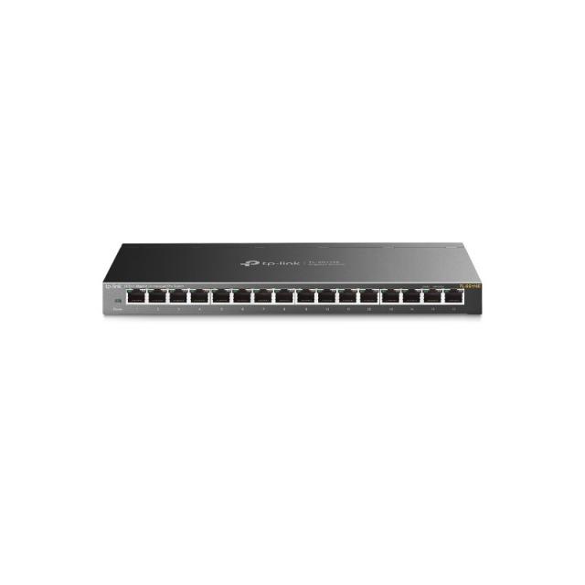 TP-Link - TL-SG116E No administrado L2 Gigabit Ethernet (10/100/1000) Negro