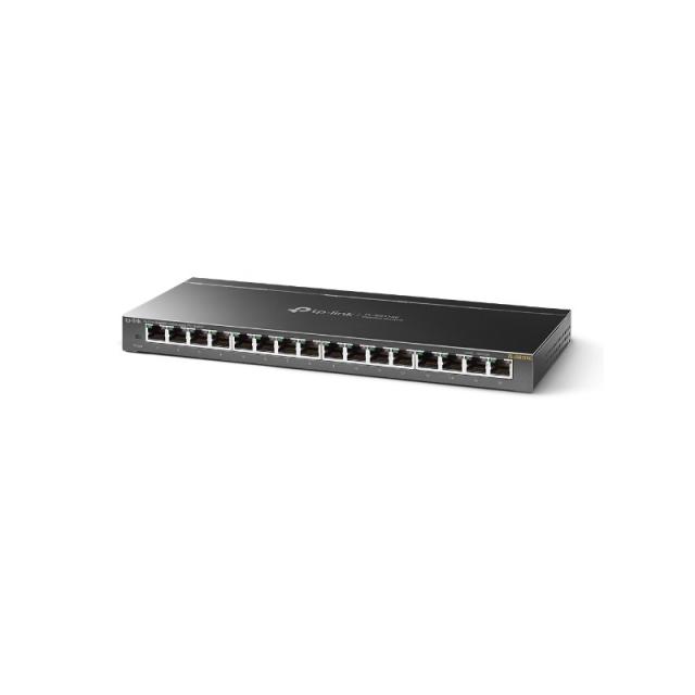 TP-Link - TL-SG116E No administrado L2 Gigabit Ethernet (10/100/1000) Negro