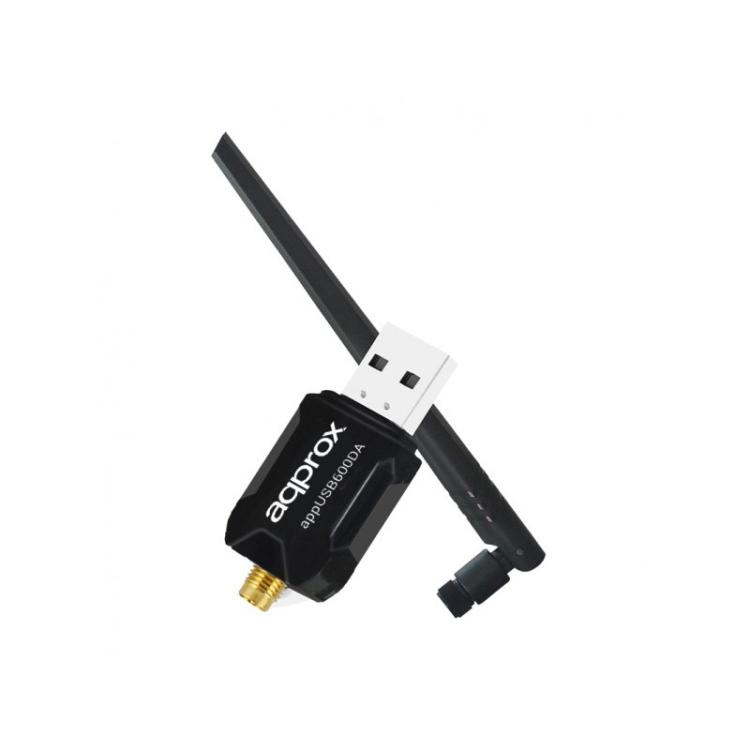 Approx - APPUSB600DA adaptador y tarjeta de red WLAN 433 Mbit/s
