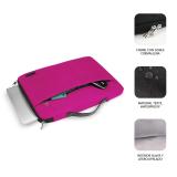 SUBBLIM - Funda Ordenador Elegant Laptop Sleeve 15,6" Pink