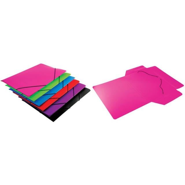 Mariola - Carpeta goma solapas pp fº 340x250mm stdo 2 por color:az,fu,ro,ng,vd,vi 1085PSU