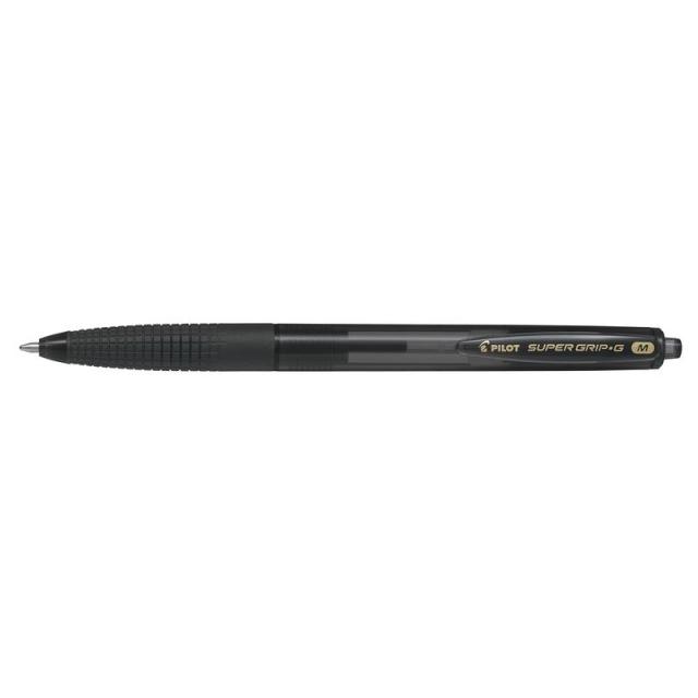 Pilot - Bolígrafo retráctil SuperG negro Diámetro de bola 1mm. BPGG-8R-M-B