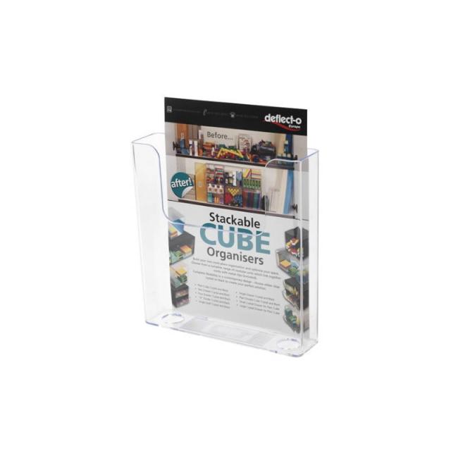 Deflecto - PORTAFOLLETOS DE SOBREMESA CON DORSO PLANO A4 VERTICAL DEFLECTO 76401