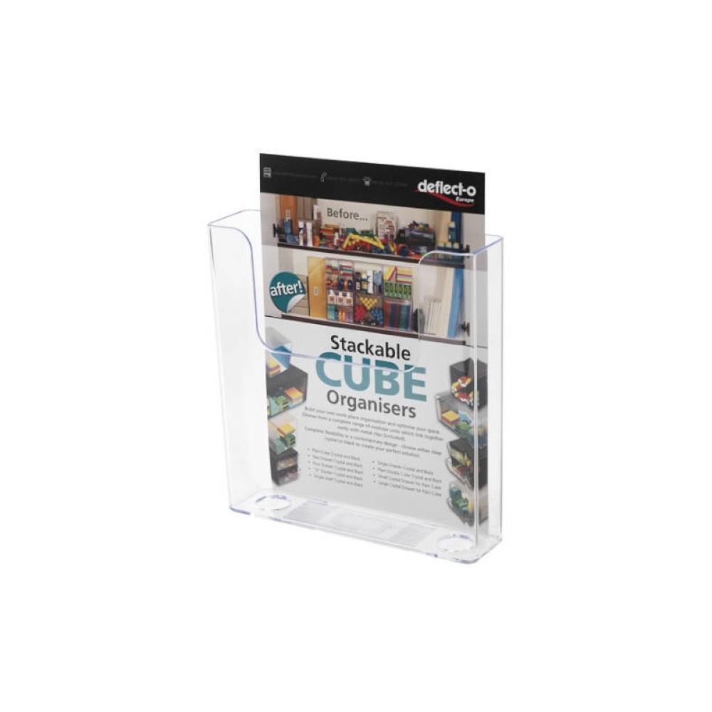 Deflecto - PORTAFOLLETOS DE SOBREMESA CON DORSO PLANO A4 VERTICAL DEFLECTO 76401