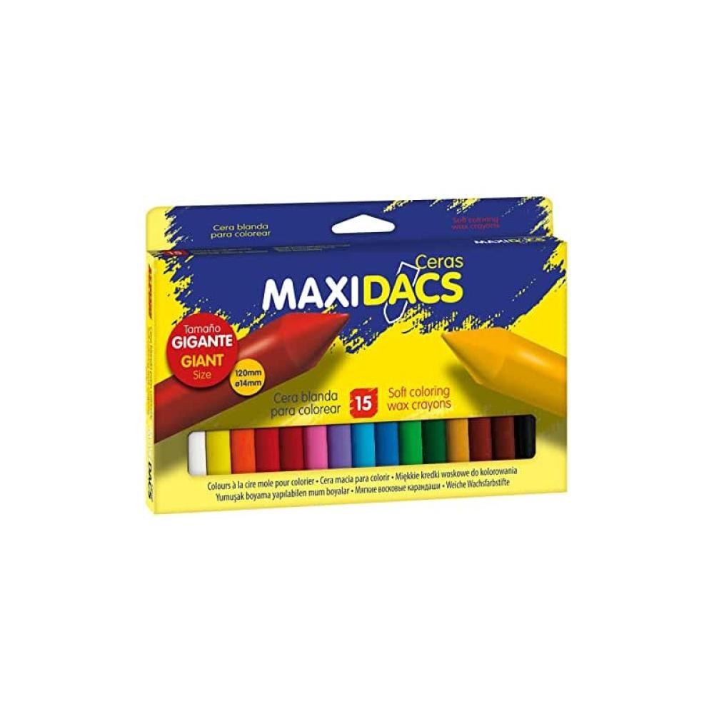 Dacs - ESTUCHE 15 CERAS PARA NIÑOS MAXIDACS DACS DX050216
