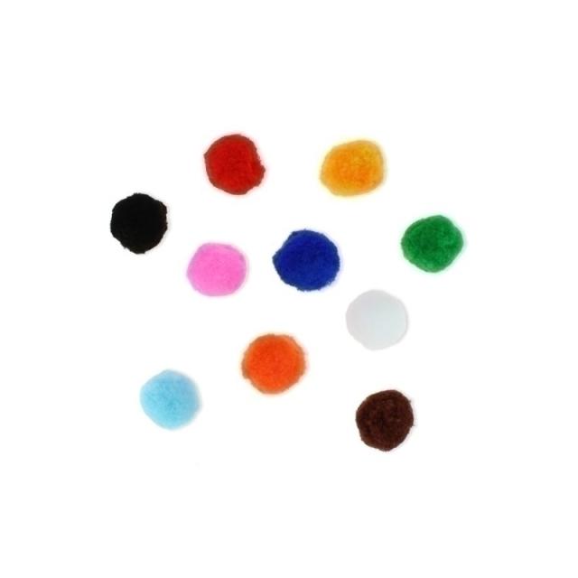 Smart - POM POM COLORES 5 cm. PACK 52
