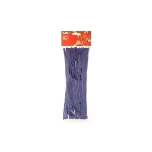APLI - LIMPIA PIPAS APLI AZUL 30 cm. B/50 - Pack de 5 unidades