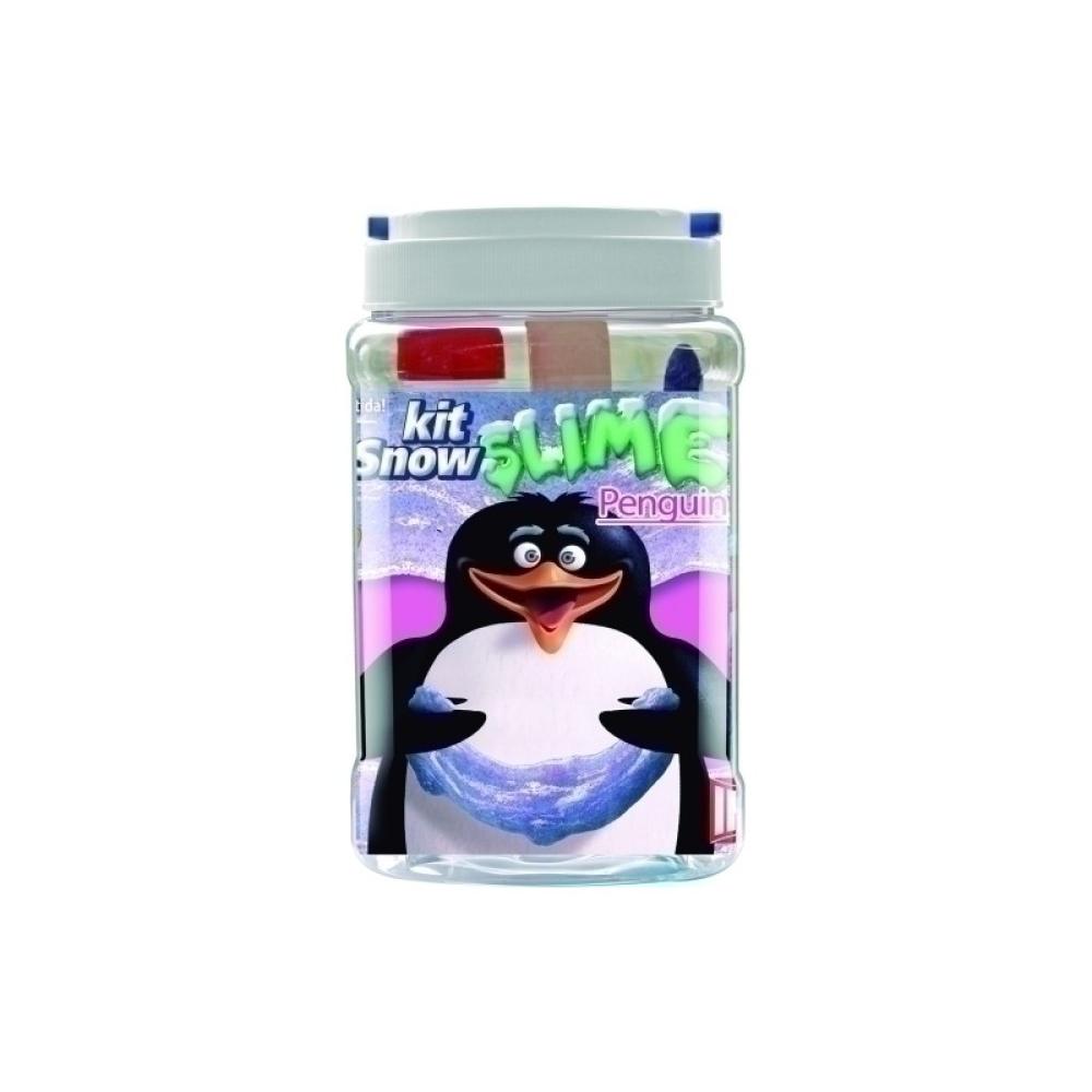 Playcolor - JUEGO INSTANT SLIME KIT SNOW SNOW PINGUI - Pack de 3 unidades