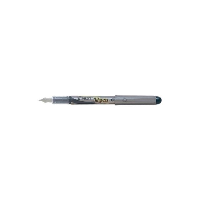 Pilot - PLUMA PILOT V-PEN SILVER tinta NEGRA