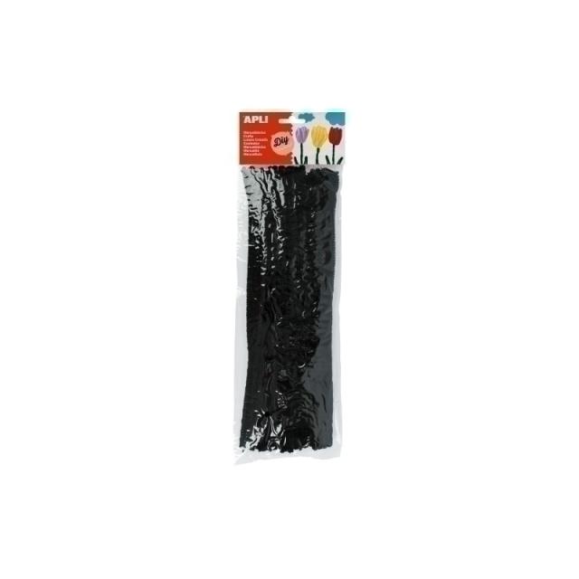 APLI - LIMPIA PIPAS APLI NEGRO 30 cm. B/50 - Pack de 5 unidades