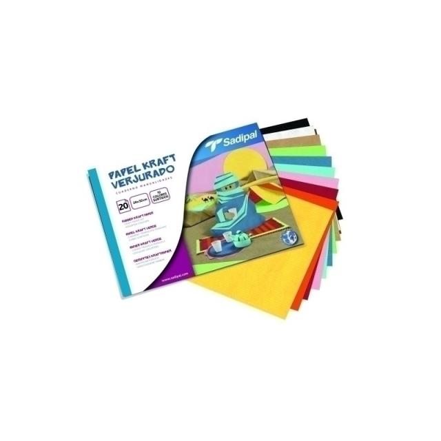 Sadipal - BLOCK SADIPAL MANUAL. 20h. PAP. KRAFT - Pack de 50 unidades