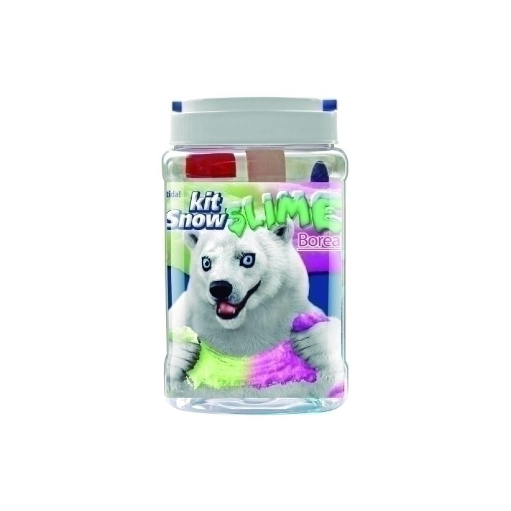 Playcolor - JUEGO INSTANT SLIME KIT SNOW SNOW BEAR - Pack de 3 unidades