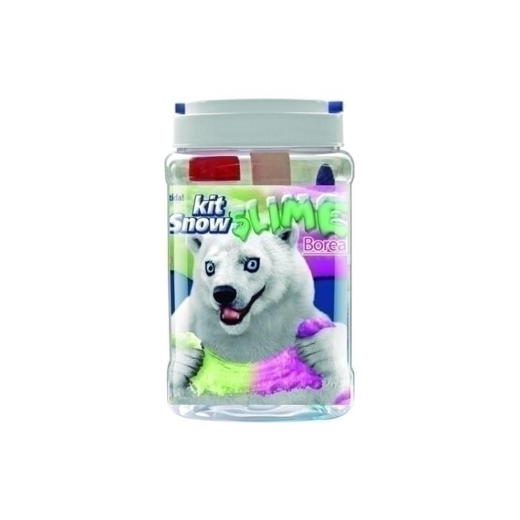 Playcolor - JUEGO INSTANT SLIME KIT SNOW SNOW BEAR - Pack de 3 unidades