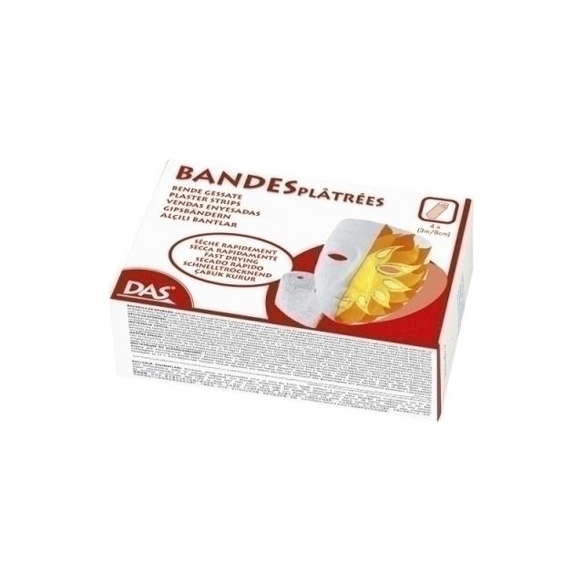 DAS - YESO DAS PAQUETE 4 TIRAS de 3 m x 8 cm