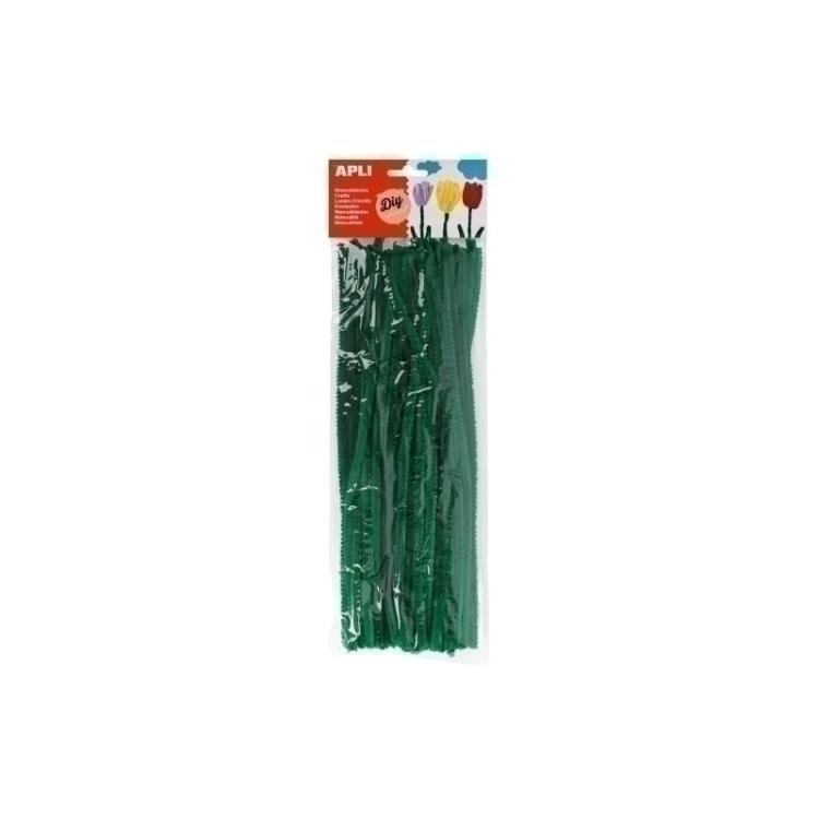 APLI - LIMPIA PIPAS APLI VERDE 30 cm. B/50 - Pack de 5 unidades