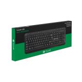 TALIUS - KB503 teclado Oficina USB QWERTY Inglés, Español Negro
