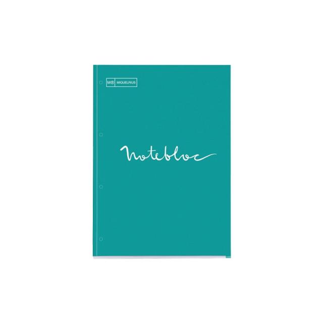 Miquelrius - BLOC NB 1 MIQUEL RIUS 5X5 A4 80H EMOTIONS TURQ