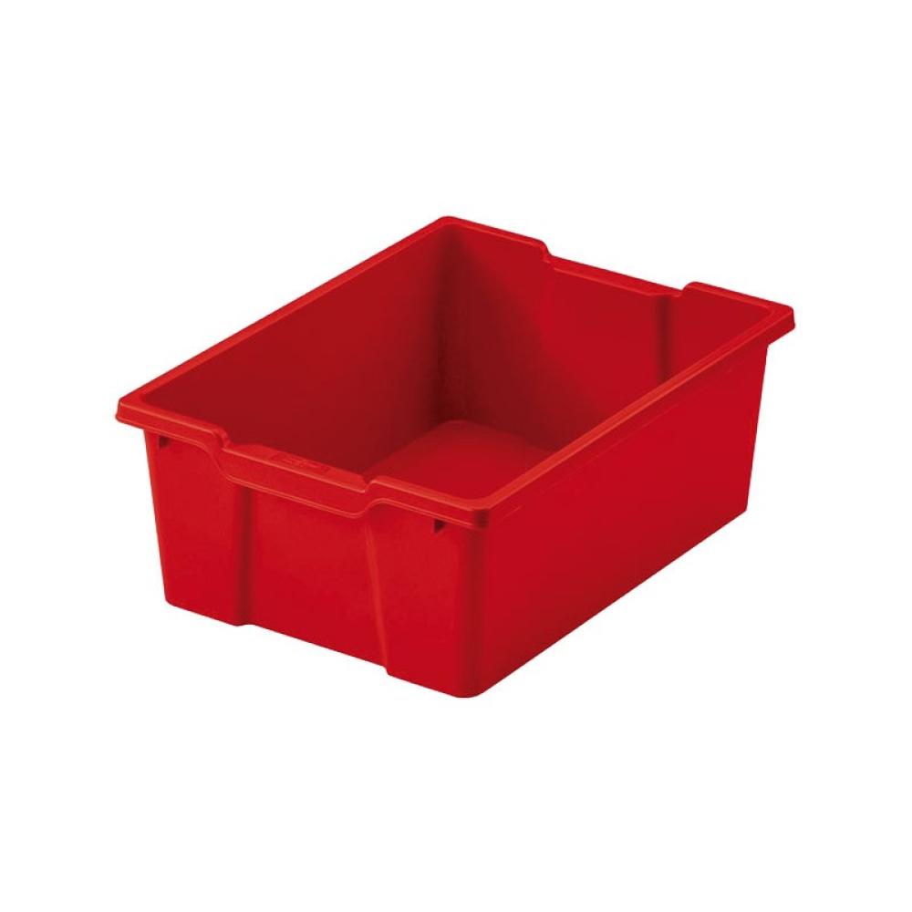 FAIBO - CUBETA ALMACENAJE FAIBO 420X310X148MM ROJO 785-03