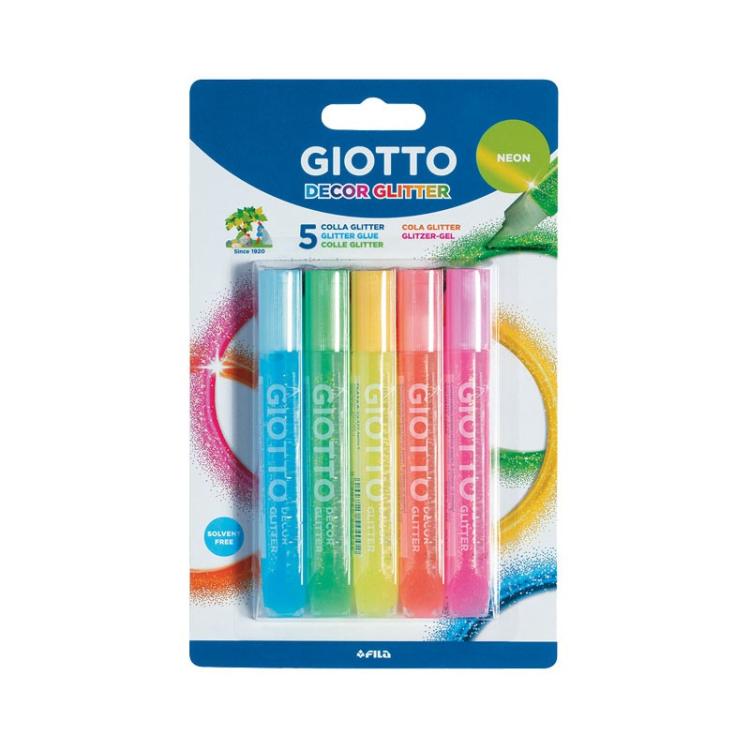 Giotto - B.5UN GIOTTO GLITTER GLUE NEON 10.5ML 545300