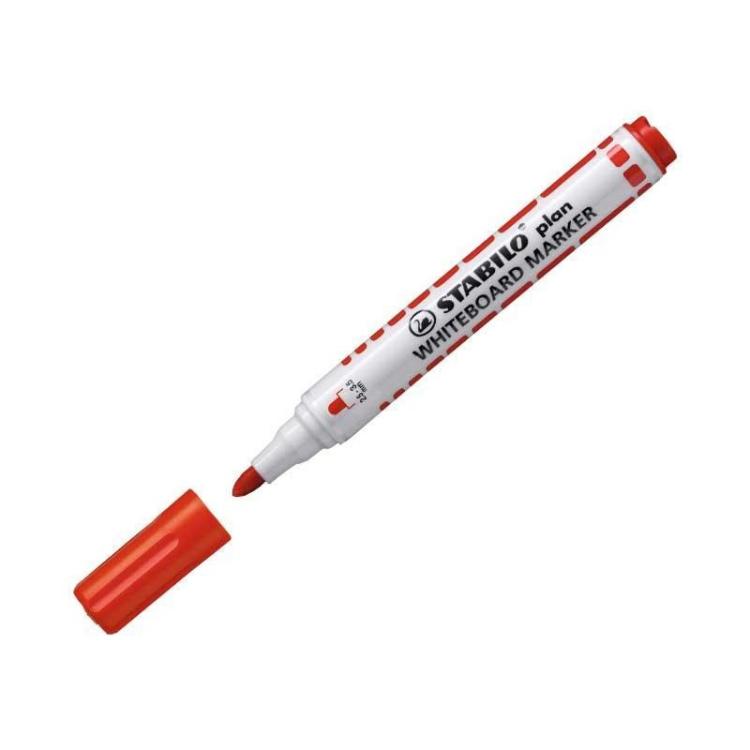STABILO - MARC. PIZARRA BLANCA STABILO PLAN ROJO 64140