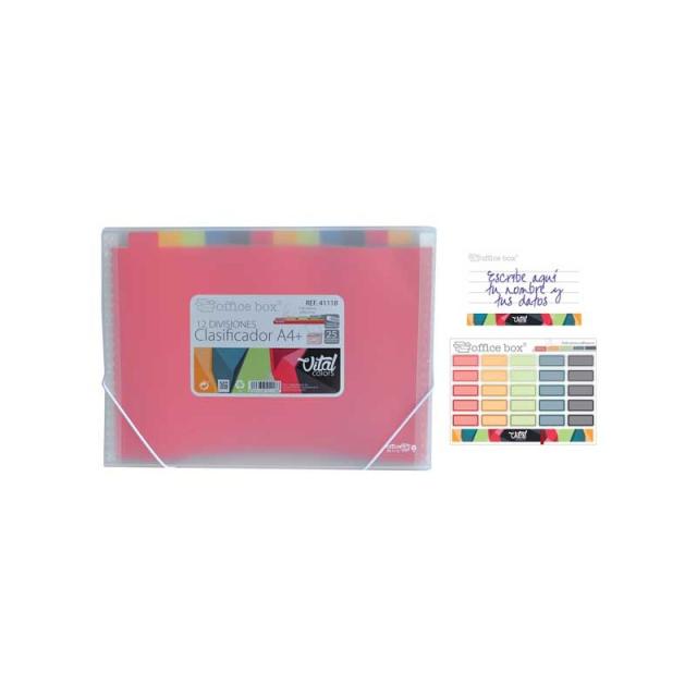Office Box - CLASIF OFFICE BOX C/GOMAS 12 DIV. VITAL COLORS A4+