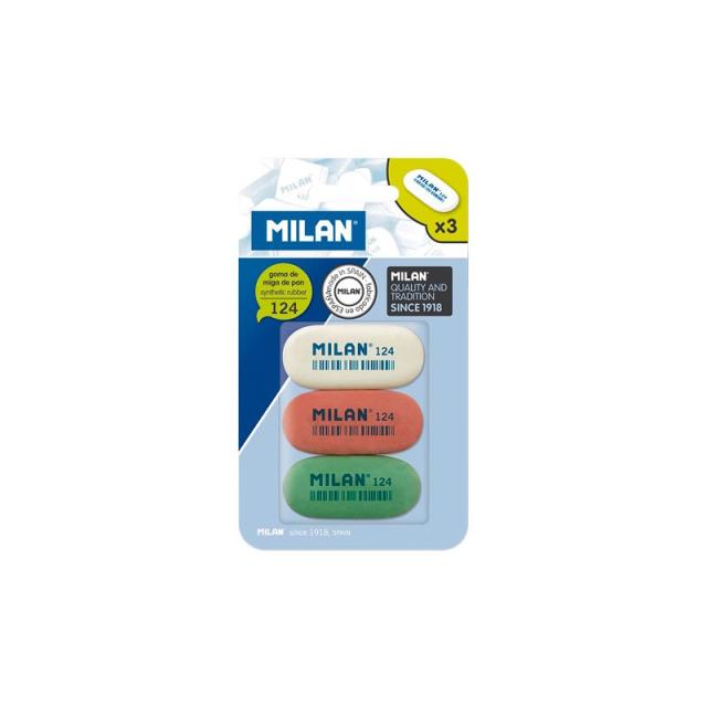Milan - BLISTER 3 GOMAS MILAS MIGA DE PAN 124 BMM9203