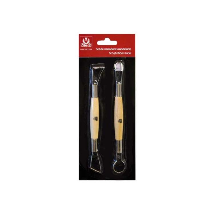 Sio-2 - SET 2 VACIADORES DOBLES MADERA SIO-2 37000029