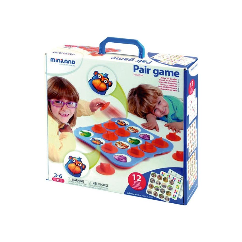 Miniland Educational - PAIR GAME JUEGO EMPAREJAR 24 ACTI. MINILAND 31920